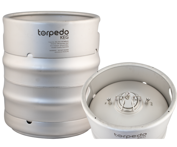 Torpedo Keg | Ball Lock Keg | Stainless Steel Corny Keg | Low2 Keg
