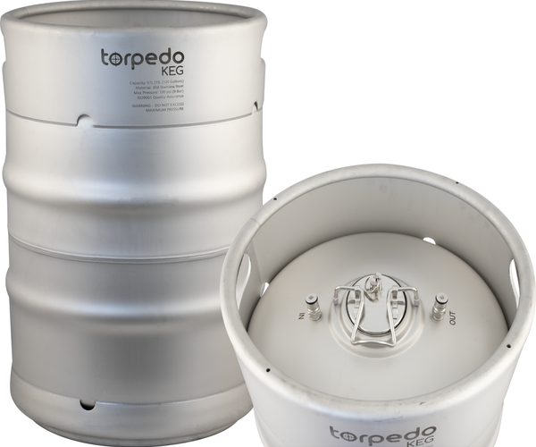 Torpedo Keg | Ball Lock Keg | Stainless Steel Corny Keg | Low2 Keg