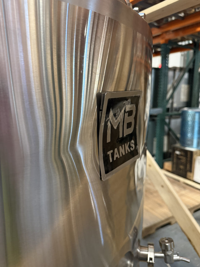 MB® 2 bbl Conical Unitank Fermenter | Jacketed | T.C. Sanitary Ports | All Fittings Included | Carbonation Stone | Passivated Ready to Use | American Engineered | Ships from USA - Return