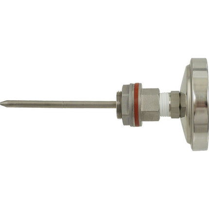 Weldless Stainless Thermometer 6 in.