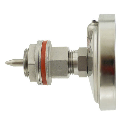 Weldless Stainless Thermometer 2 in.
