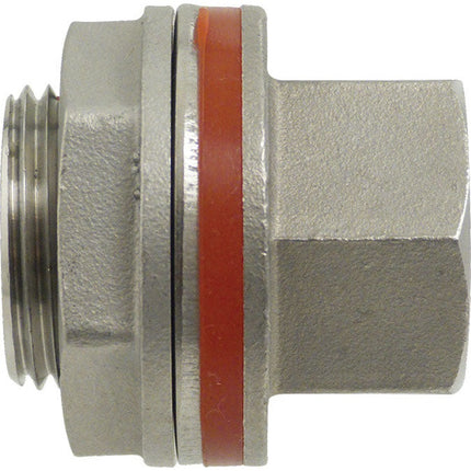 S/S Bulkhead 1/2" FPT x 1/2" FPT 