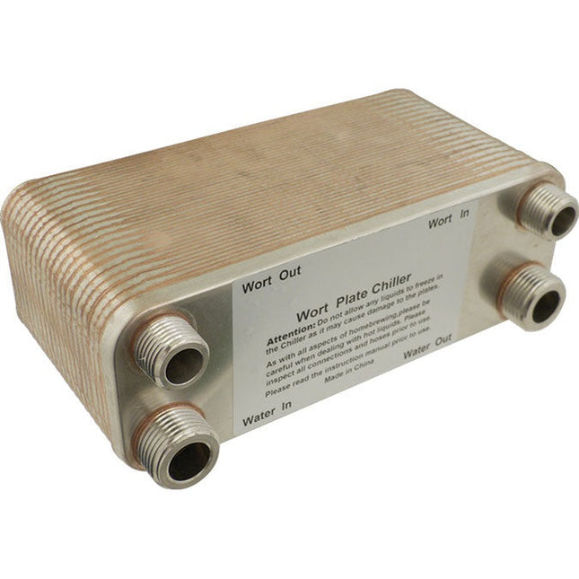 40 Plate Counterflow Wort Chiller