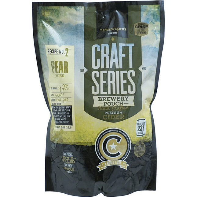 Mangrove Jack's British Series Pear Cider Pouch 2.4 kg