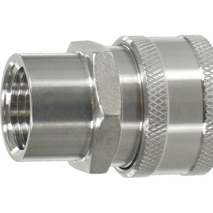Female Stainless Steel Quick Disconnect (QD)  w/ FPT