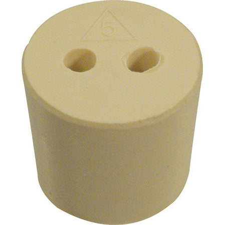 #5 Rubber Stopper - 2 holes