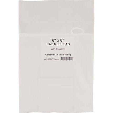 Bag - 6 in. x 8 in. Fine Mesh (Hop Bag) - Packaged