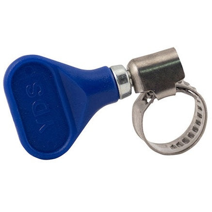S/S Hose Clamp w/ Thumb Screw - Blue - 1/2 inch