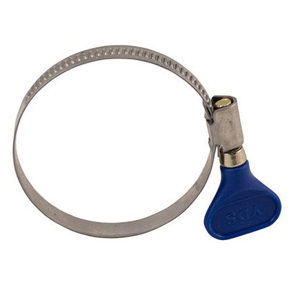 S/S Hose Clamp w/ Thumb Screw - Blue - 2-3/8 inch
