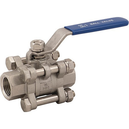 Stainless Ball Valve - 1/2 in - 3 Piece