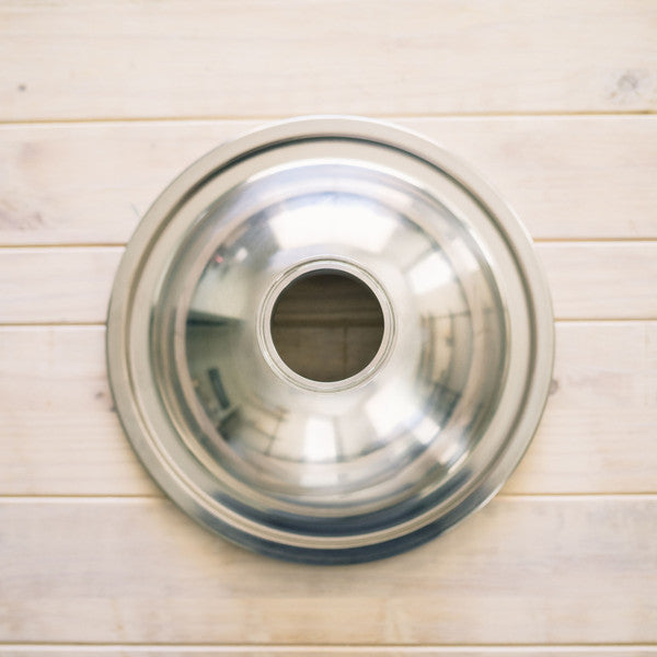 Chronical and Brew Bucket Domed Lid with 3 in. TC - 7 gal.