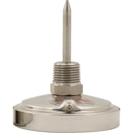 BrewBuilt Thermometer - 2.5" stem x 3" dial, 1/2" MPT