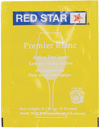 Dry Wine Yeast - Red Star - Premier Blanc Champagne (5 g)