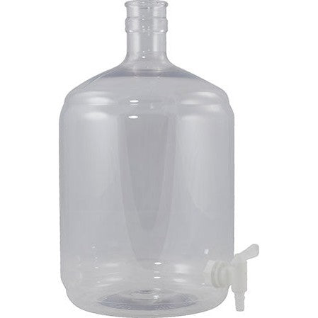 Plastic PET Carboy - 3 Gallon Ported (Spigot Not Included) - Open Box