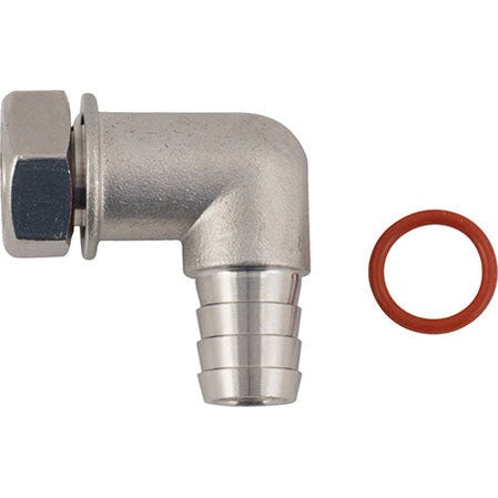 Hose Barb | 1/2 in Elbow for Blow-Off