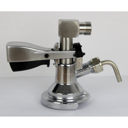 Keg Coupler - Low Profile Elbow Bend