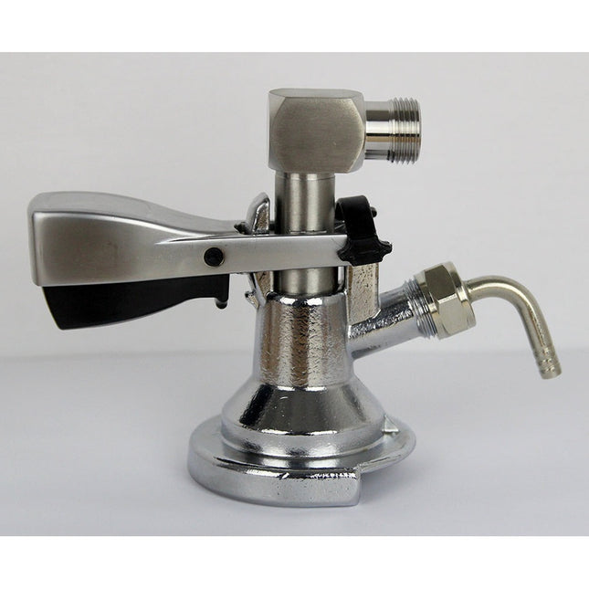 Keg Coupler - Low Profile Elbow Bend