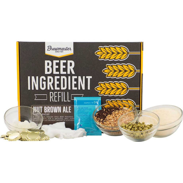 Nut Brown Ale Beer Brewing Kit (1 gallon)