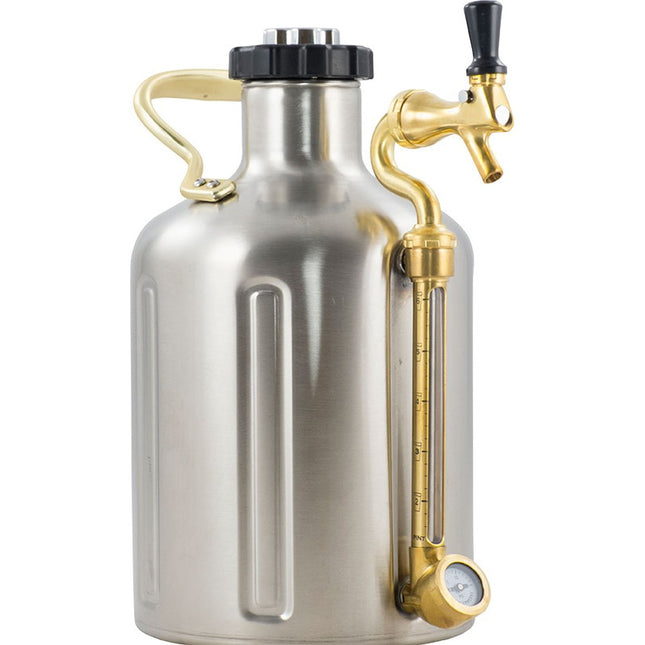 GrowlerWerks Pressurized SS Growler - 128 oz