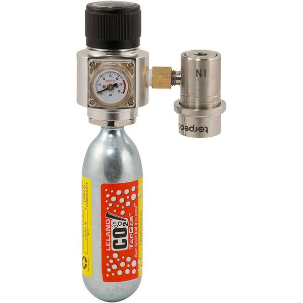 Torpedo Keg Pressure Pack - CO2 Regulator & Quick Disconnect (QD)