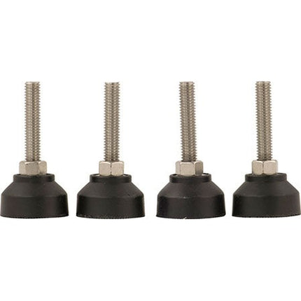Chronical - Adjustable 3/8" threaded "feet" inserts (for legs, set of 4)