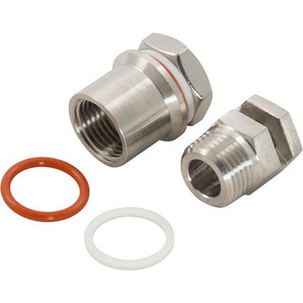 SS BrewTech WhirlPool Fitting - 1/2" MPT