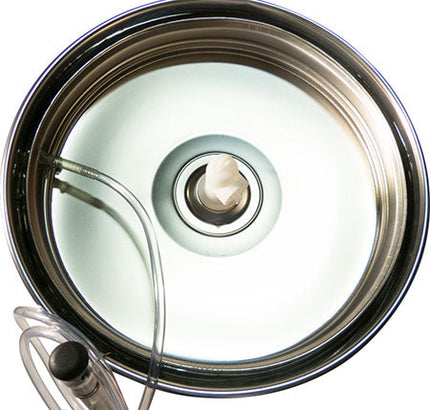 Marchisio Variable Volume Tank | Flat Bottom | Stainless Steel | Marbled Finish | 200L - Return