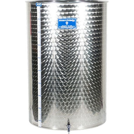 300 L Variable Capacity Tank - Flat Bottom - 3/4 in BSP Spigot