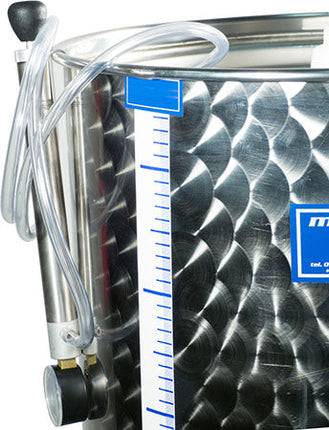 Marchisio Variable Volume Tank | Flat Bottom | Stainless Steel | Marbled Finish | 200L - Return