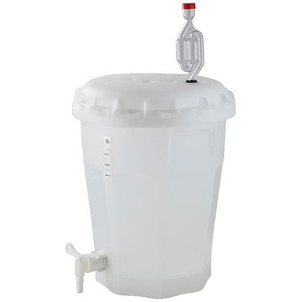 Fermenter - Plastic Beer Stein w/lid - 11 L (2.9 Gal) for 9.5 L (2.5 Gal) Batches