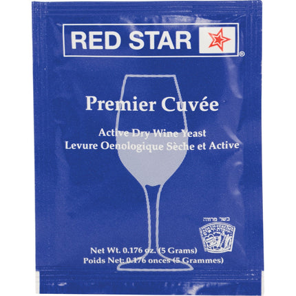 Dry Wine Yeast - Redstar Premier Cuvee (5 g)