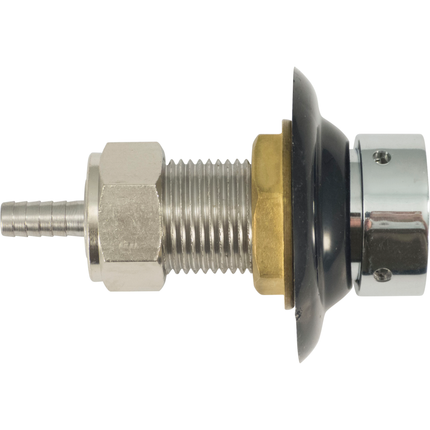 Faucet Shank - 2-1/8 in. Stainless with Nut & Nipple