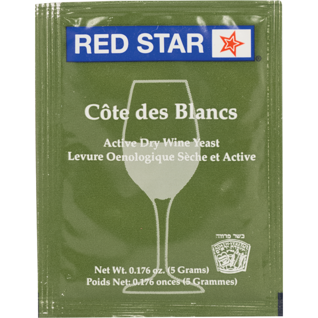 Dry Wine Yeast - Cote Des Blanc (5 g)