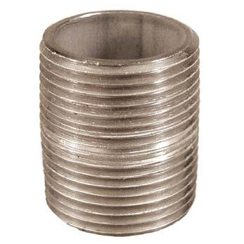 Stainless Nipple - 1 in x 1.5 in