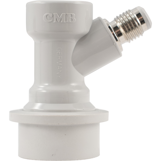 Ball Lock Gas In (GRAY)-CM Becker-FLARE - Quick Disconnect (QD)