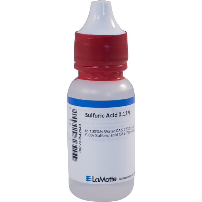 LaMotte Water Test Reagent - Sulfuric Acid - 0.12N