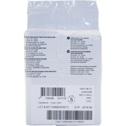 Dry Wine Yeast - Bordeaux Red - PLACEHOLDER