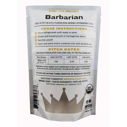 Imperial Yeast - Barbarian