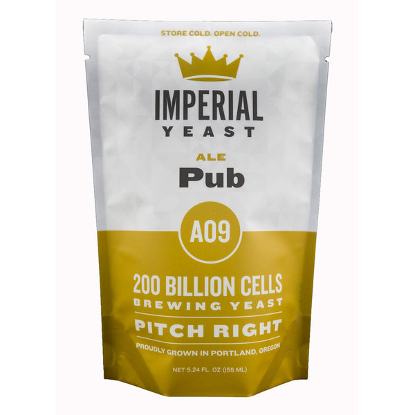 Imperial Yeast | A09 Pub Ale | Beer Yeast | Double Pitch | 200 Billion Cells