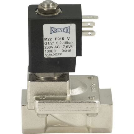 Solenoid Valve for Kreyer Fans - 230 v 1 in.