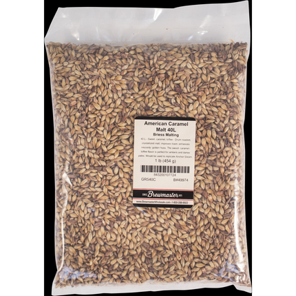 Malt - Caramel 40L - Per Lb (Showroom Only)