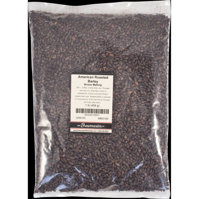 Malt - Briess Roasted Barley - Per Lb (Showroom Only)