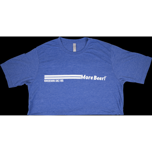 MoreBeer! Horizontal Logo Royal Shirt - PLACEHOLDER
