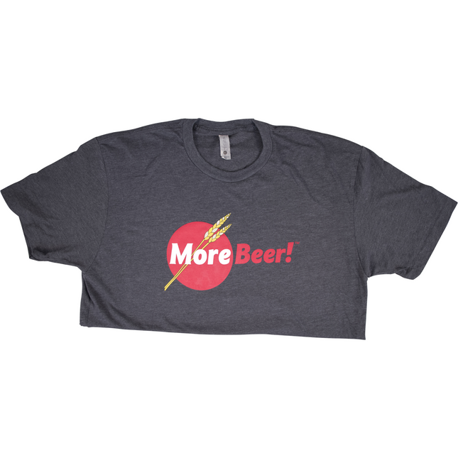 MoreBeer! Classic Logo Charcoal Shirt - PLACEHOLDER