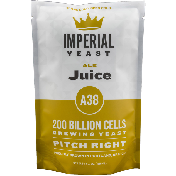 Imperial Yeast | A38 Juice Ale | Beer Yeast | Double Pitch | 200 Billion Cells