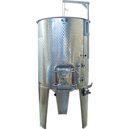 1100 l (290 gal) Speidel Variable Volume Max Jacketed Dish Bottom Tank with Manway and Sight Gauge - PLACEHOLDER