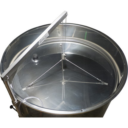 2200 l (581 gal) Speidel Variable Volume Max Jacketed Dish Bottom Tank with Oversized Manway, Extended Legs - PLACEHOLDER