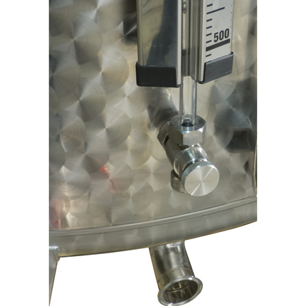 2200 l (581 gal) Speidel Variable Volume Max Jacketed Dish Bottom Tank with Oversized Manway, Extended Legs - PLACEHOLDER