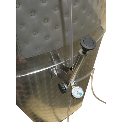 2200 l (581 gal) Speidel Variable Volume Max Jacketed Dish Bottom Tank with Oversized Manway, Extended Legs - PLACEHOLDER