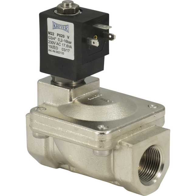 Solenoid Valve for Kreyer Fans - 230 v 3/4 in. - PLACEHOLDER